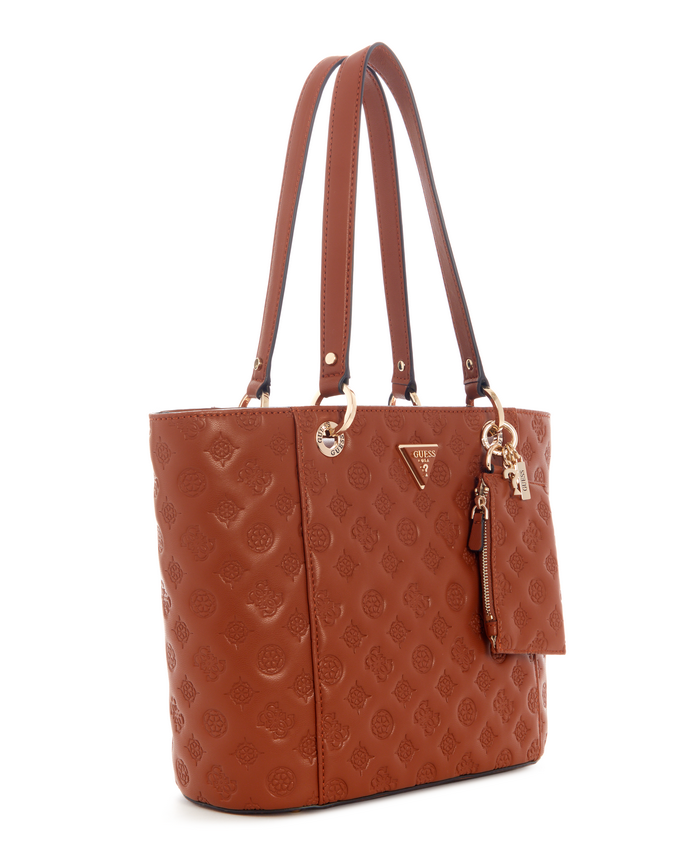 Cartera Guess Noelle Small Elite Tote Cog Café-1