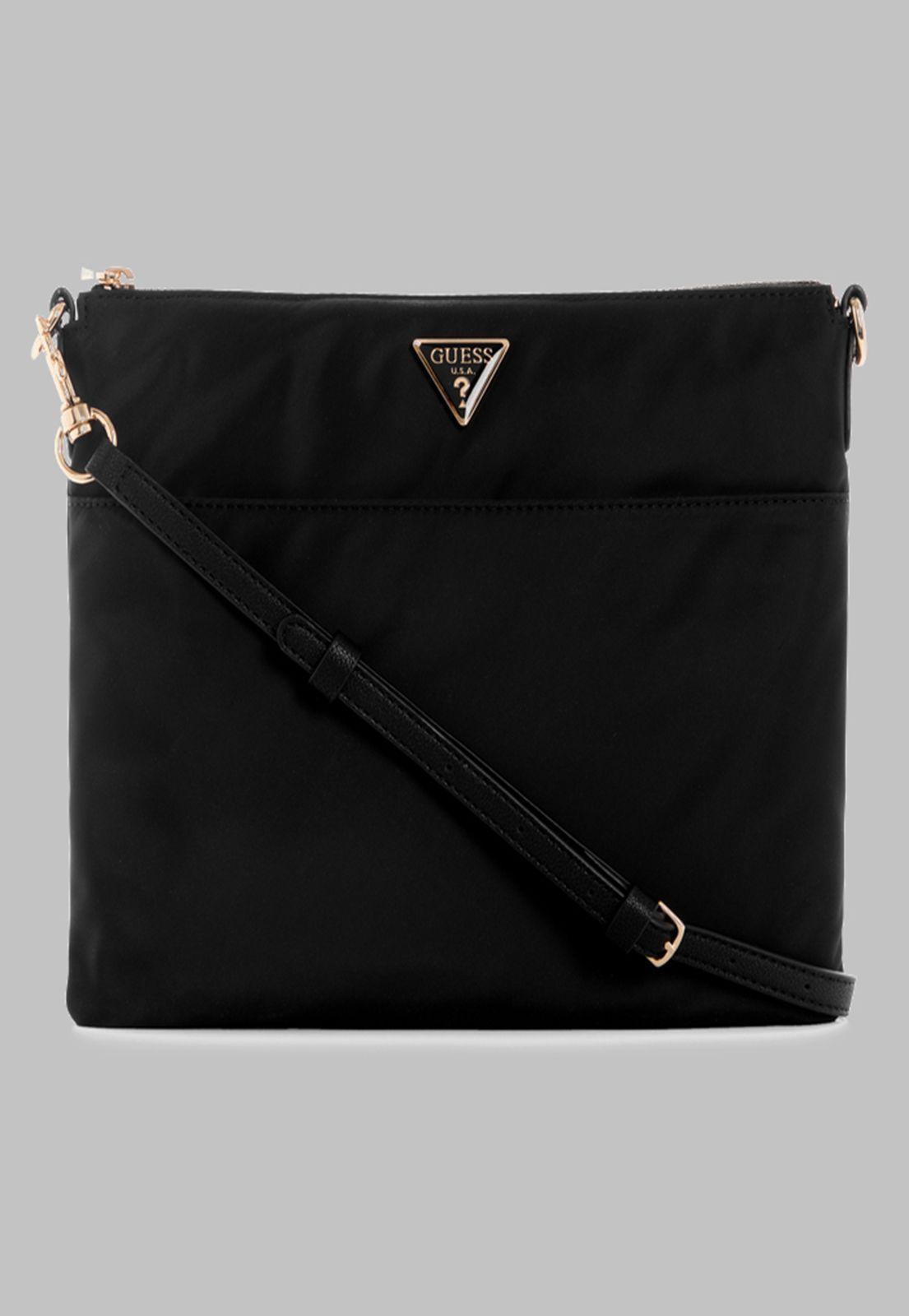 Cartera Guess Eco Gemma Crossbody Swing Pack Bla Negro-0