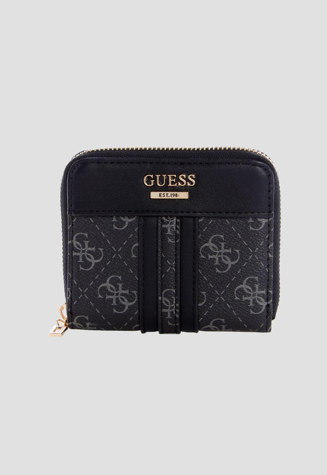 Billetera Kasinta Slg Small Around Carbón Guess-0