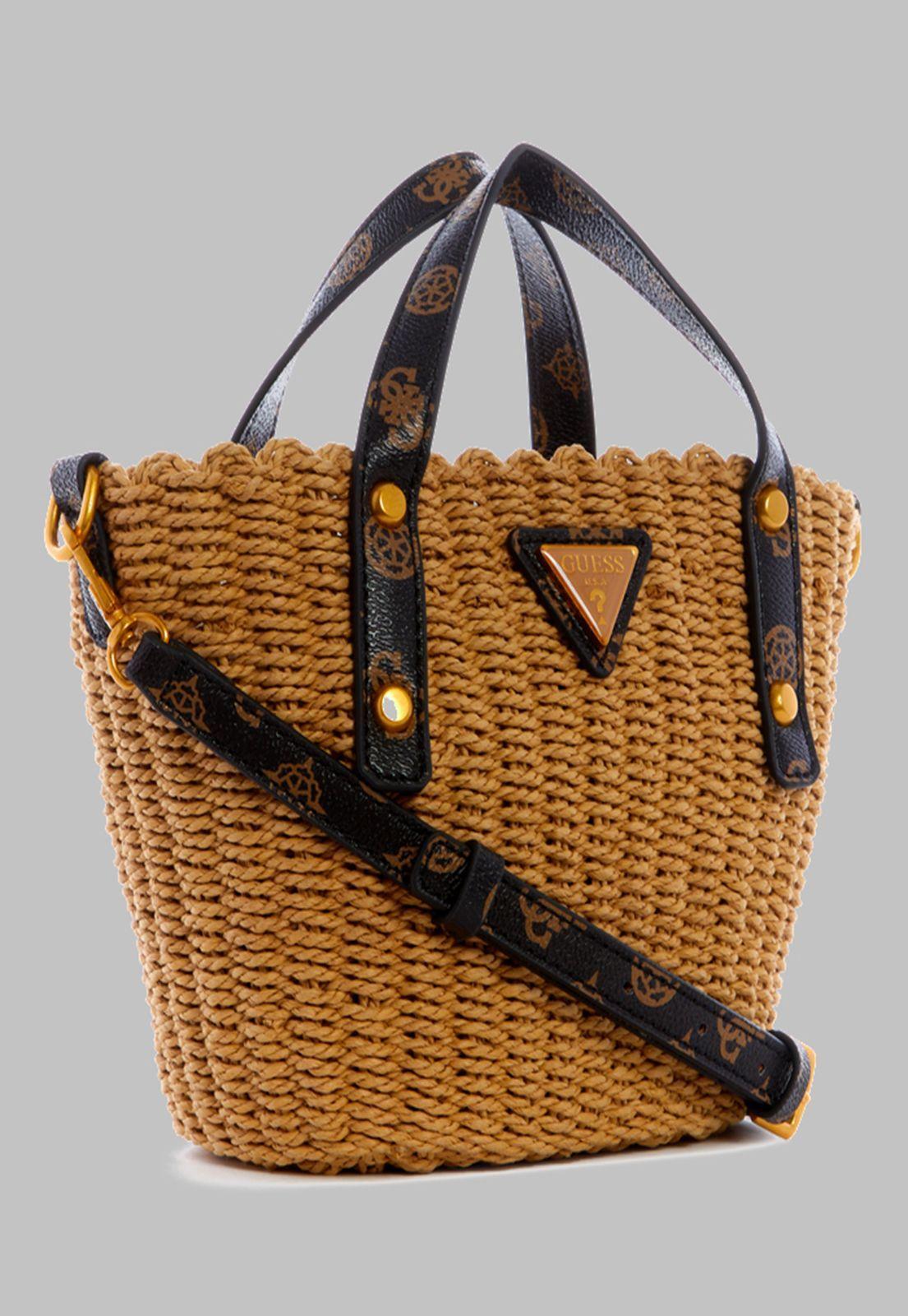 Mini Cartera Guess Lilica Mini Tote Bnl Negro-2