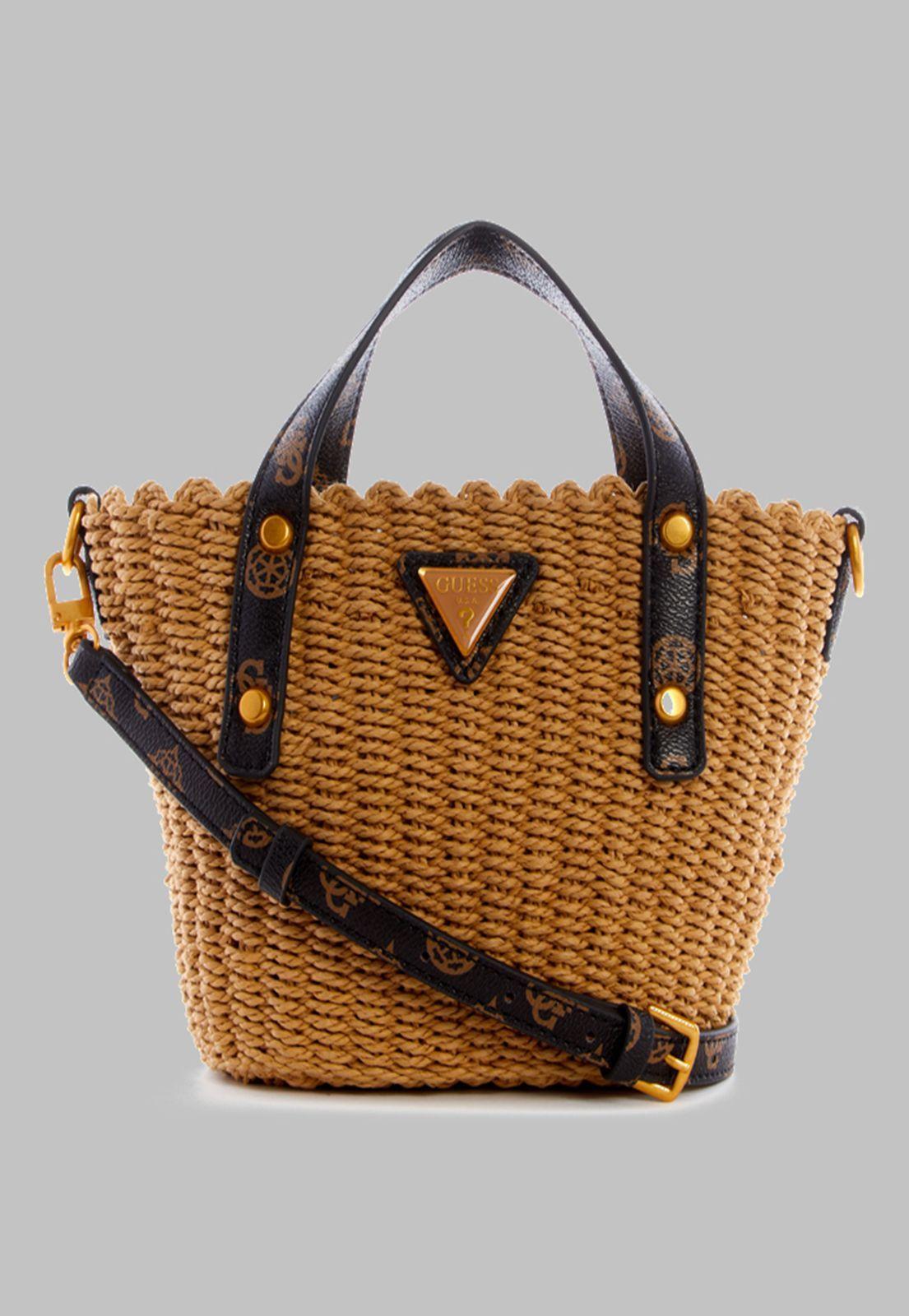 Mini Cartera Guess Lilica Mini Tote Bnl Negro-0