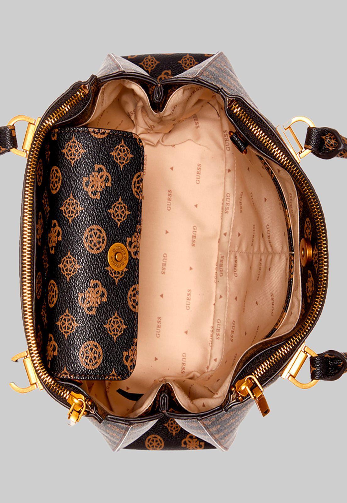 Cartera Centre Stage Status Satchel Mlo Café Guess-3