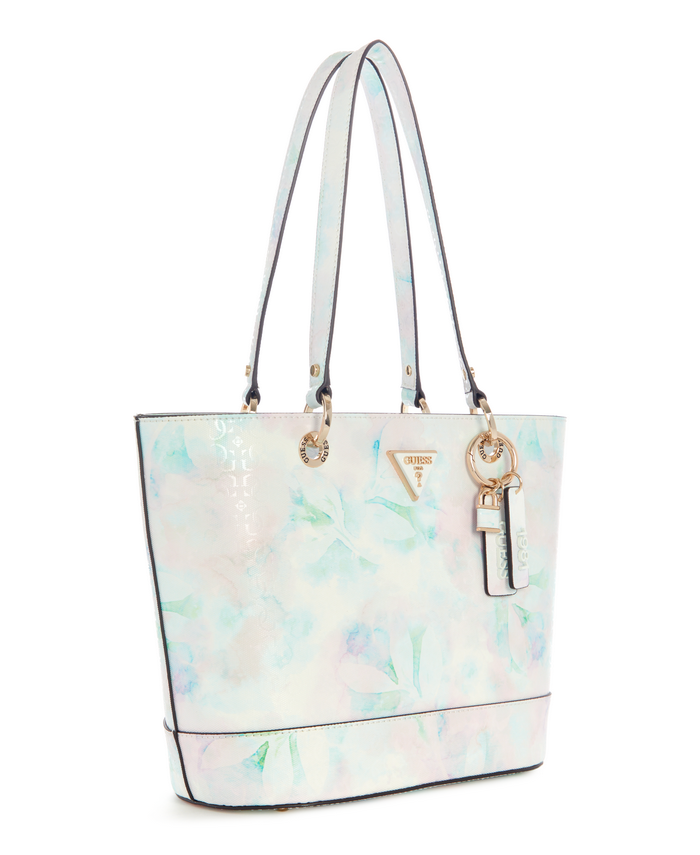 Cartera Guess Noelle Small Elite Tote Flr Celeste-1