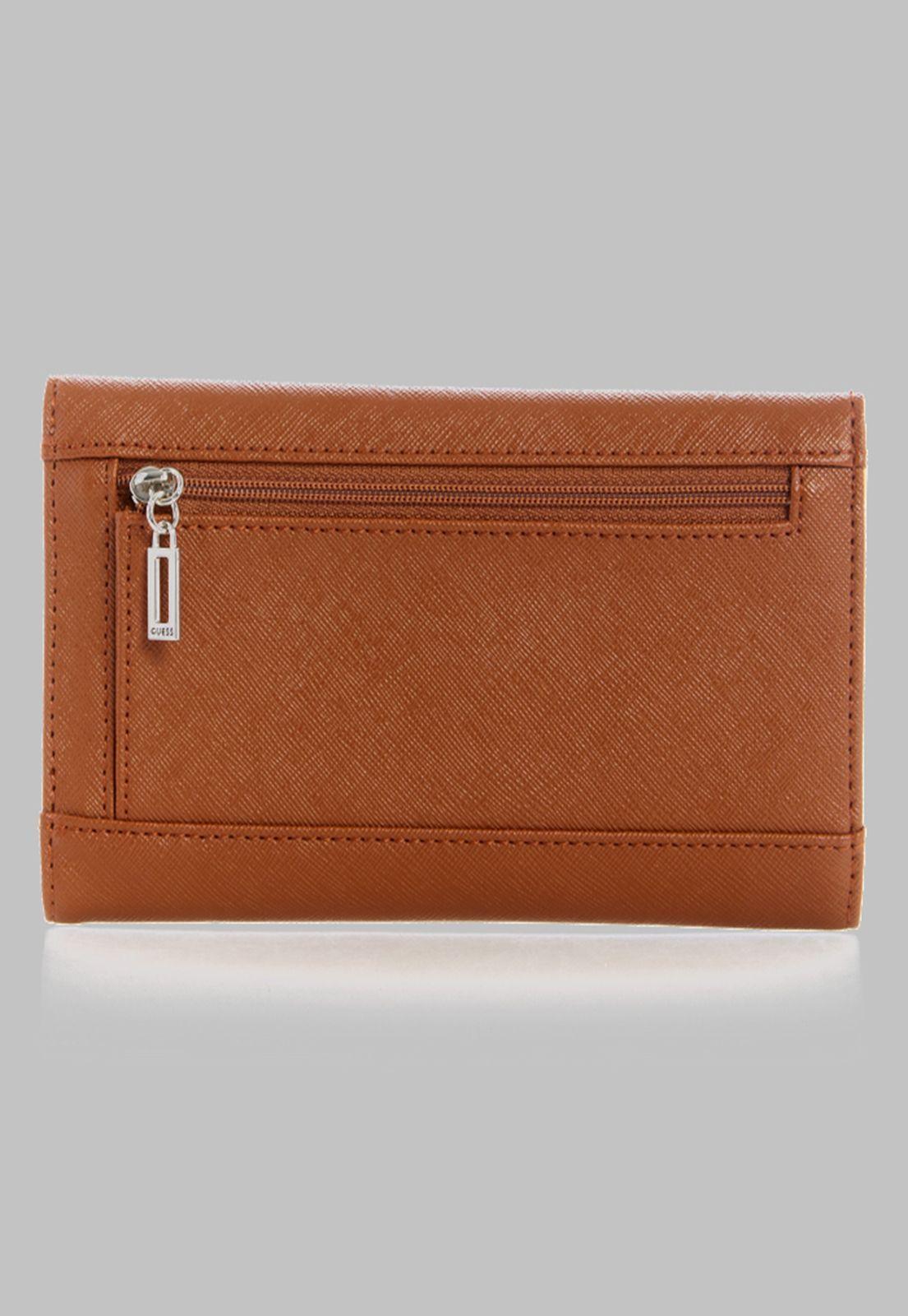 Billetera G Factory Tempe  Slim Clutch Cof Café-1