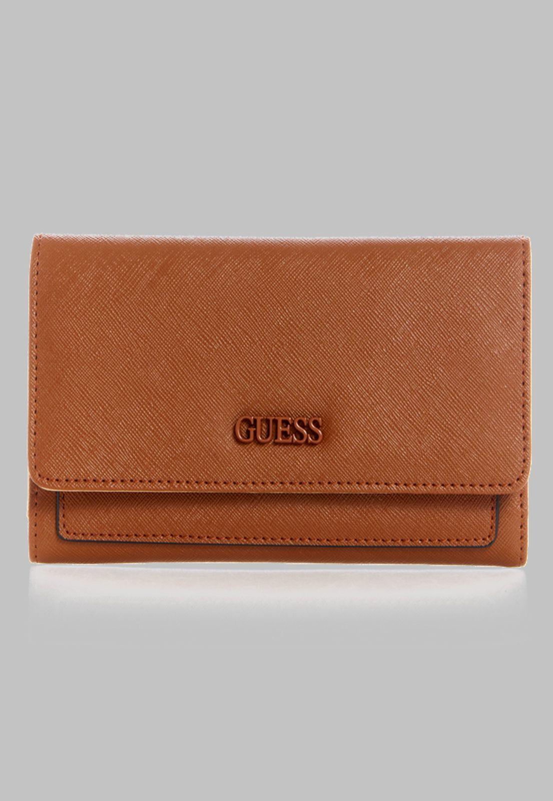 Billetera G Factory Tempe  Slim Clutch Cof Café-0
