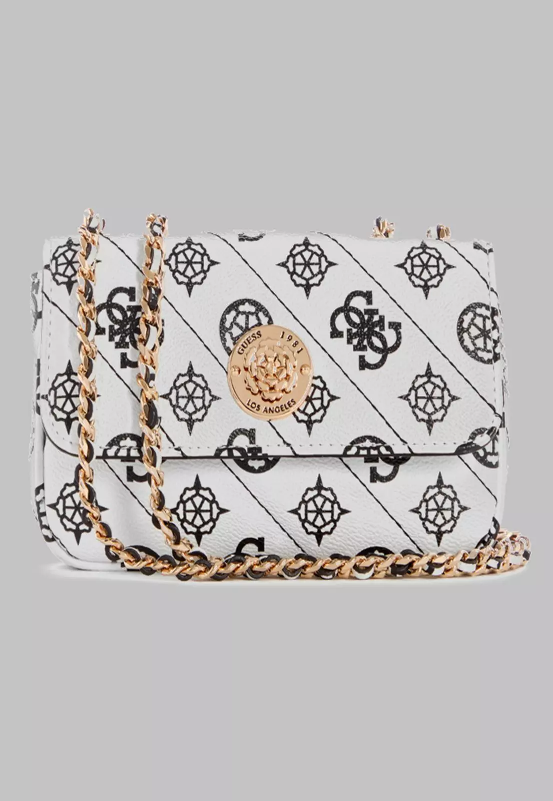 Mini Cartera Guess Always Mini Crossbody Flap Wlo Blanco-0