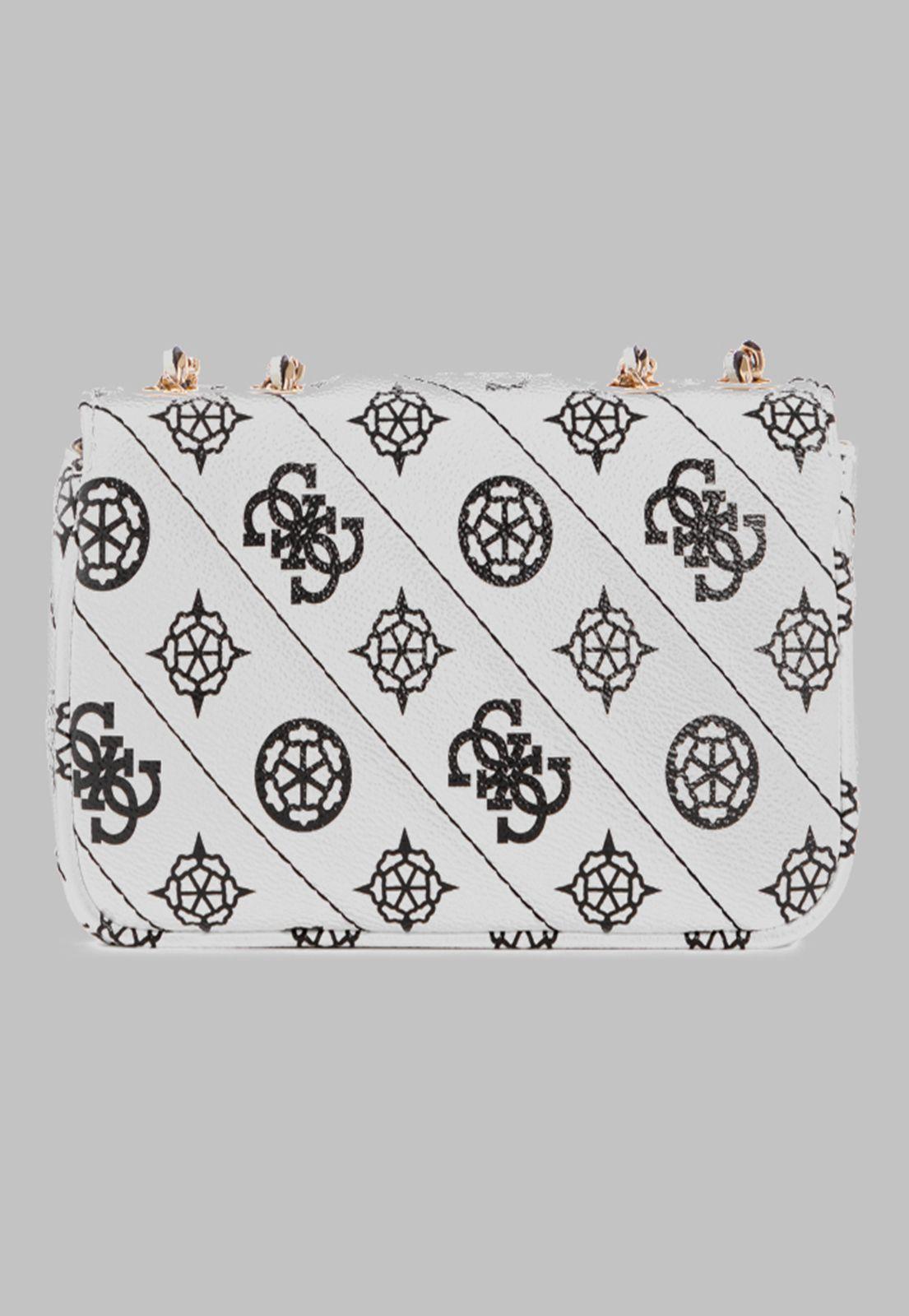 Mini Cartera Guess Always Mini Crossbody Flap Wlo Blanco-2