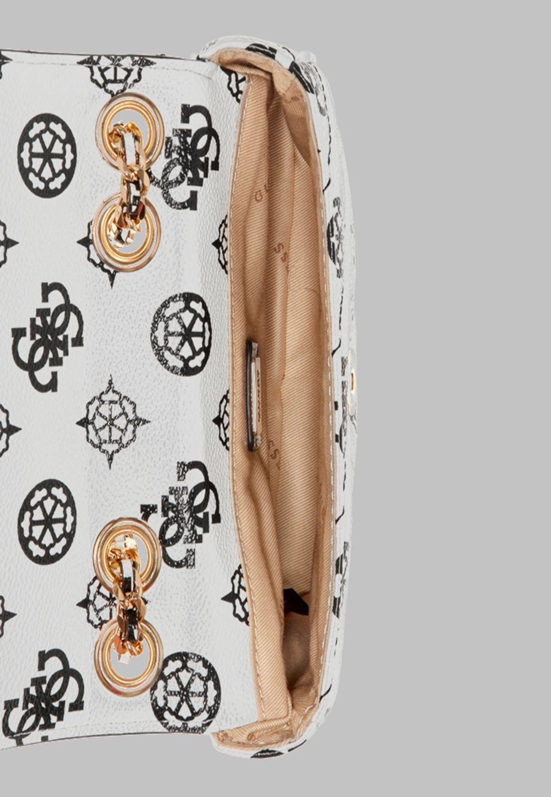 Mini Cartera Guess Always Mini Crossbody Flap Wlo Blanco-3