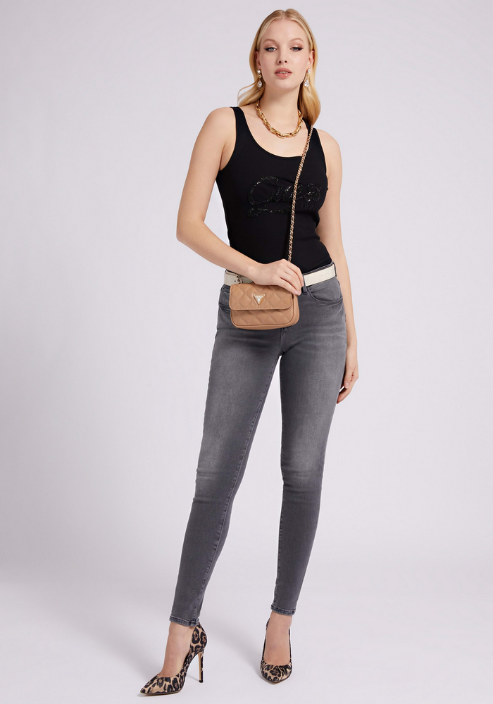 Polera Hegle Tank Top Jblk Negro Guess-3