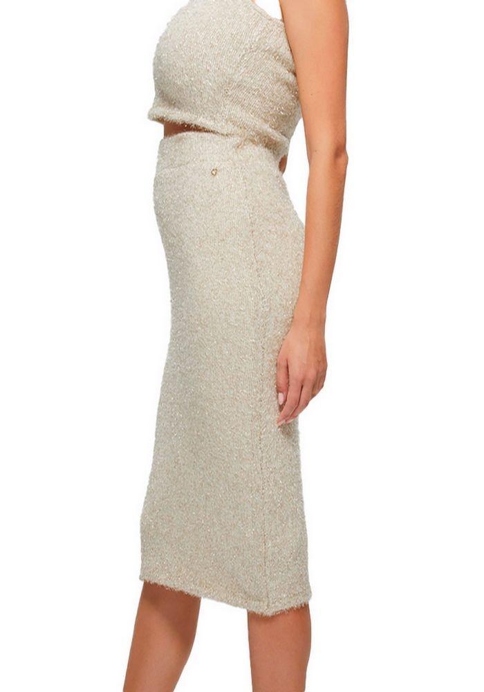 Falda Guess Tinsley Skirt F0D9 CREMA-1