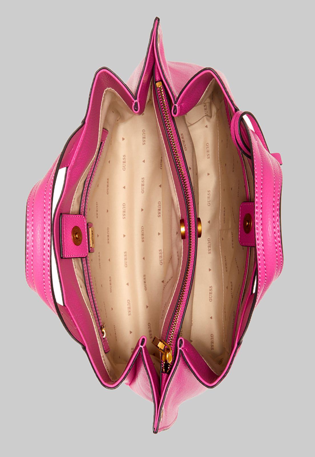 Cartera Guess Zed Girlfriend Carryall Fuc Rosado-3