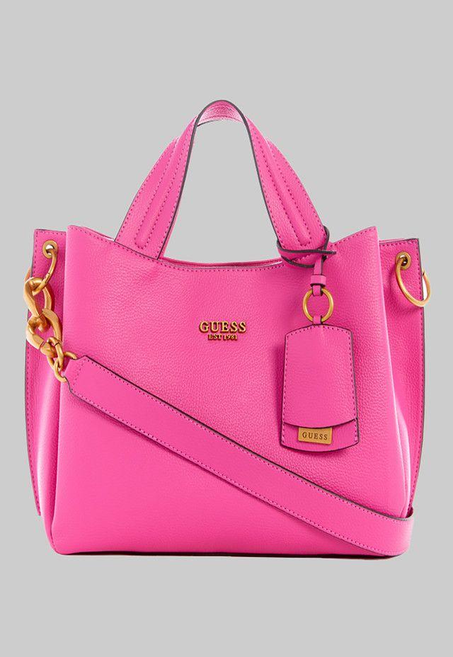 Cartera Guess Zed Girlfriend Carryall Fuc Rosado-0