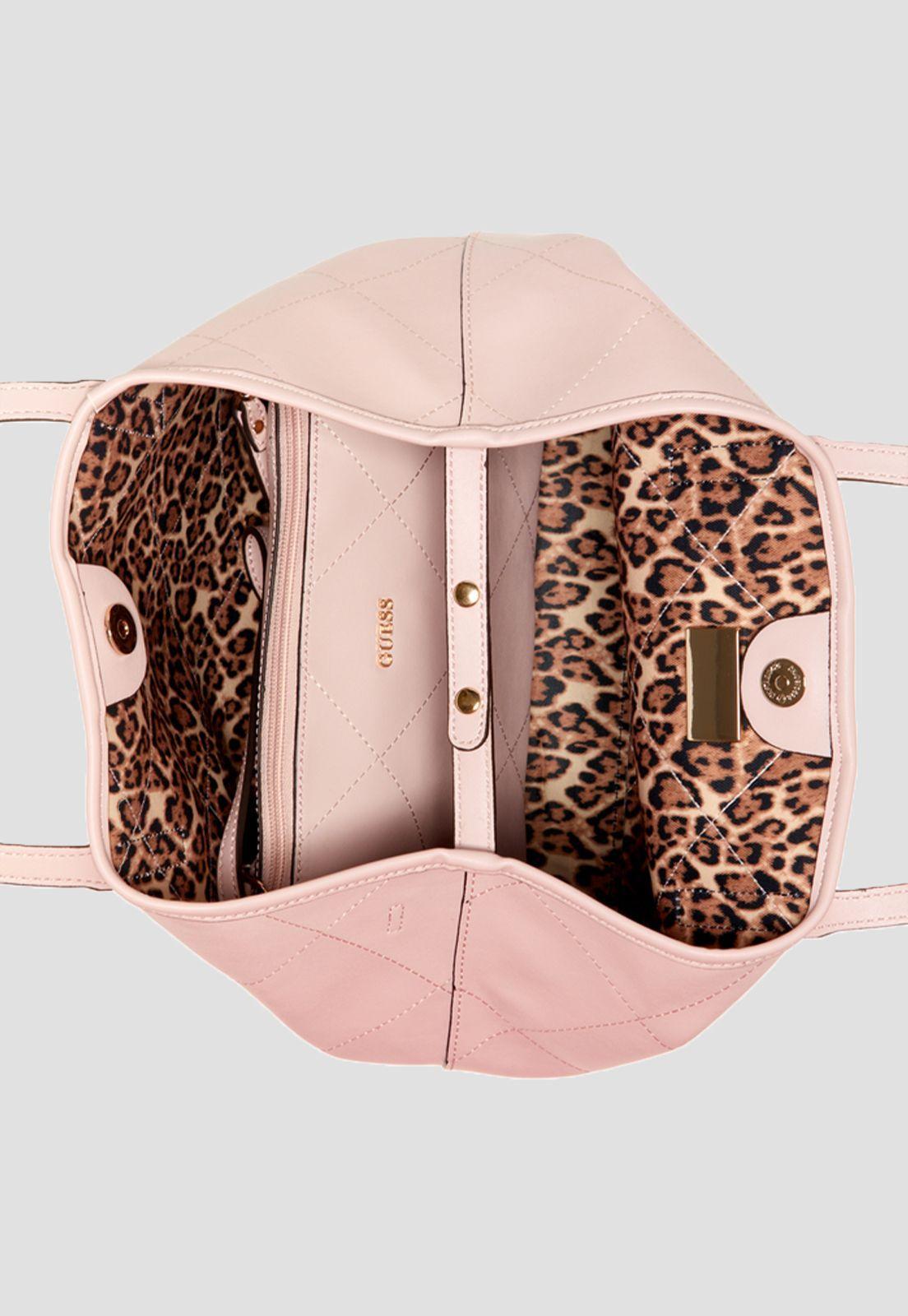 Cartera Vikky Tote Dpd Rosado Guess-3
