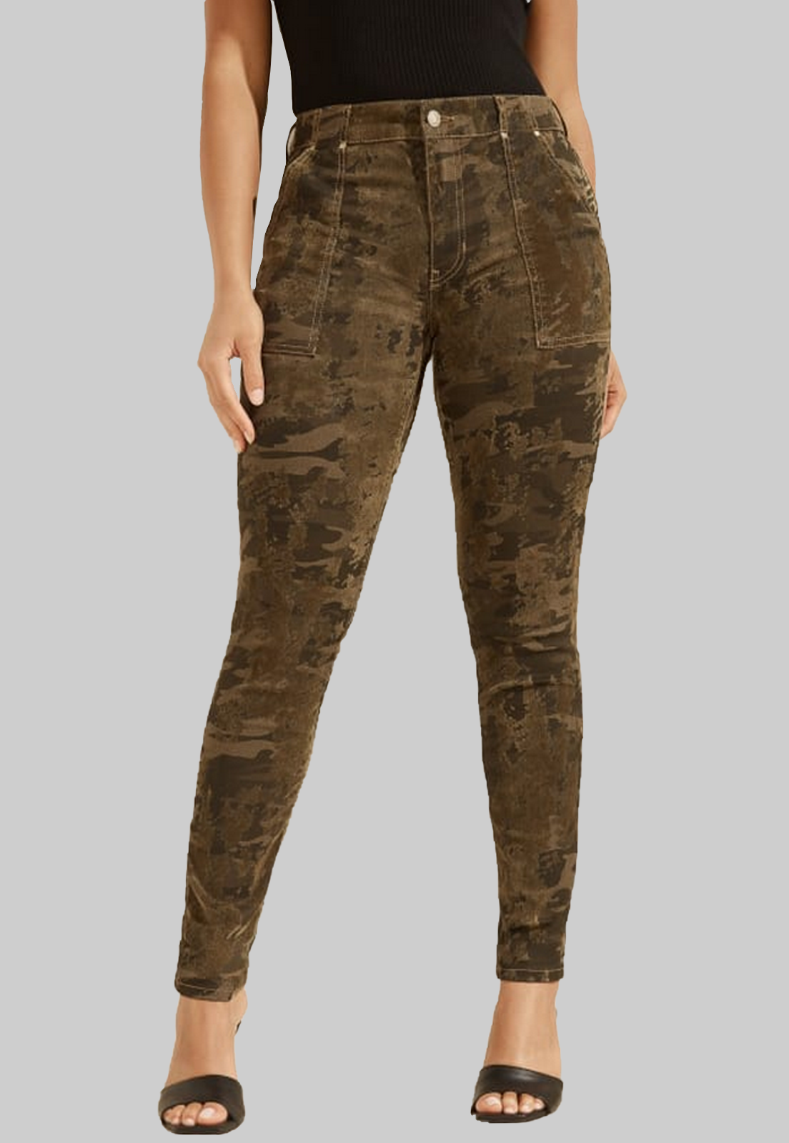 Pantalon Guess Woven Pants P9Dq Multicolor-0