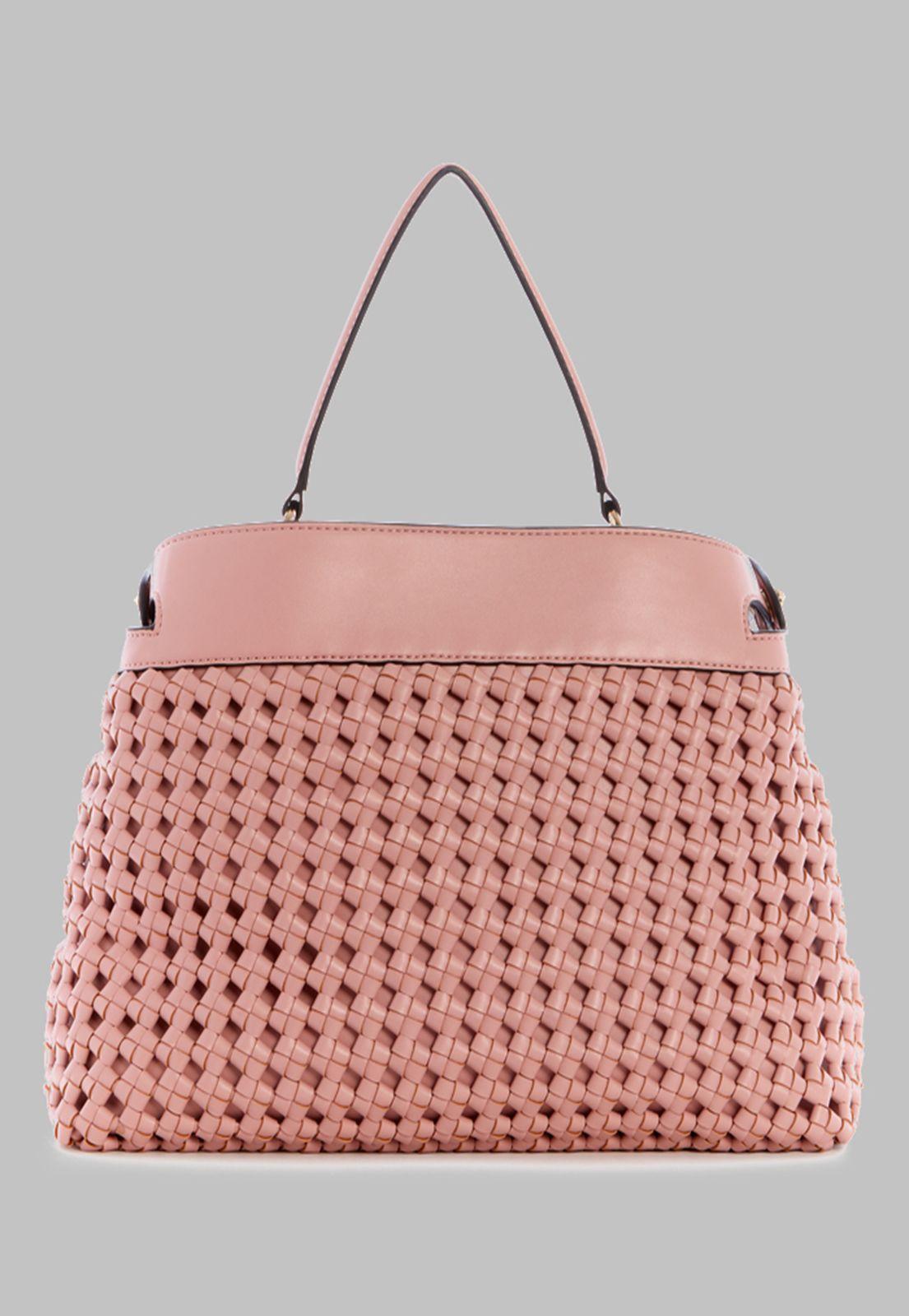 Cartera Guess Sicilia Satchel Pin Rosado-2