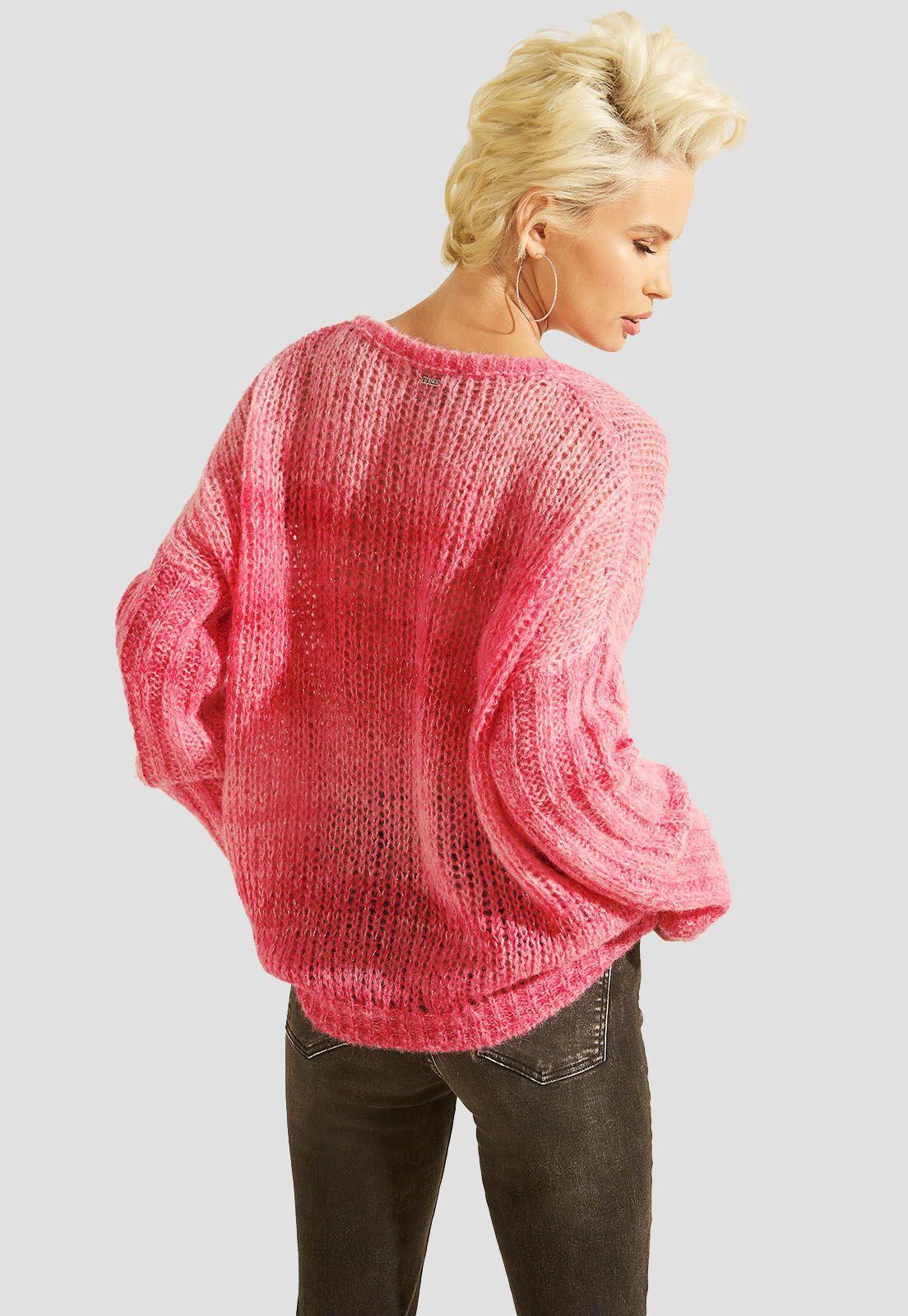 Tejido Ariane Vn Ls Swtr F6W0 Rosado Guess-3