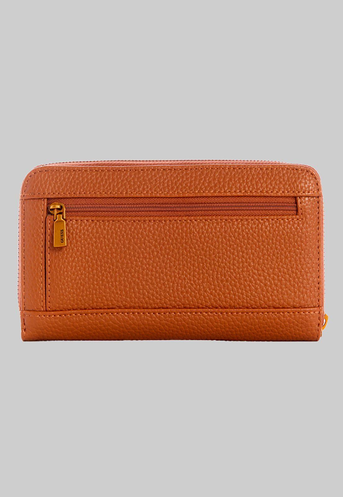 Billetera Eco Brenton Lrg Around Car Café Guess-1