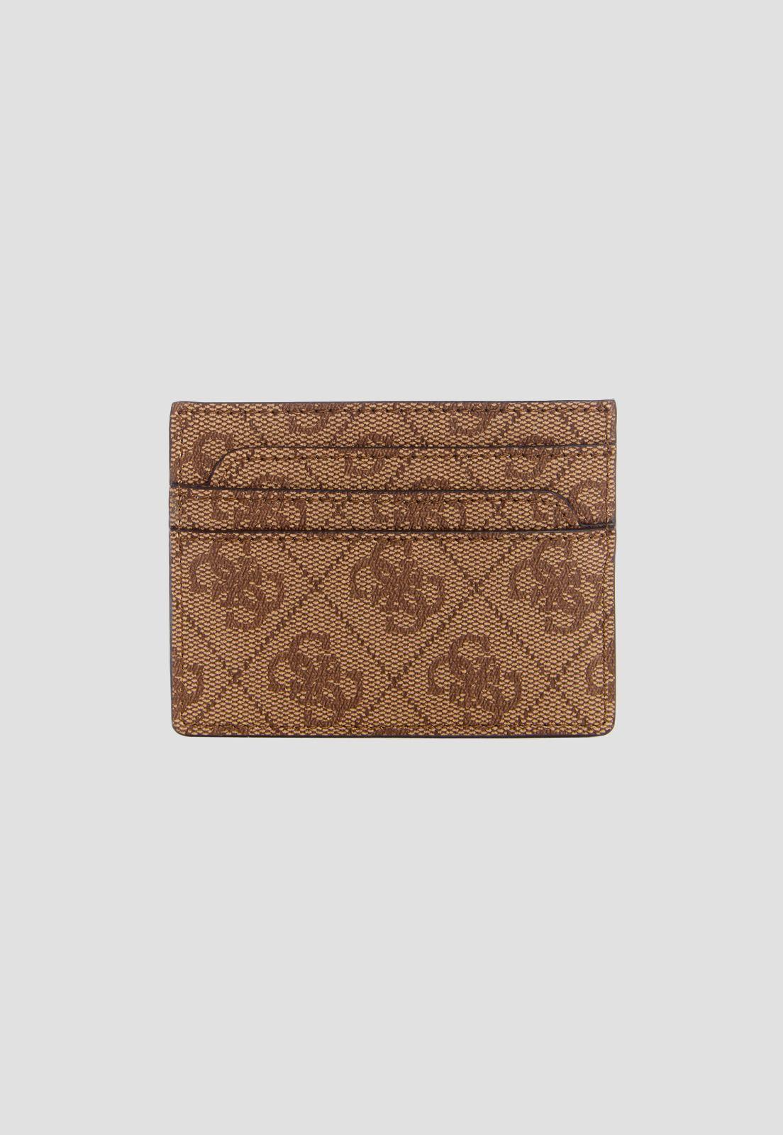 Billetera Zadie Logo Slg Card Holder Café Guess-1