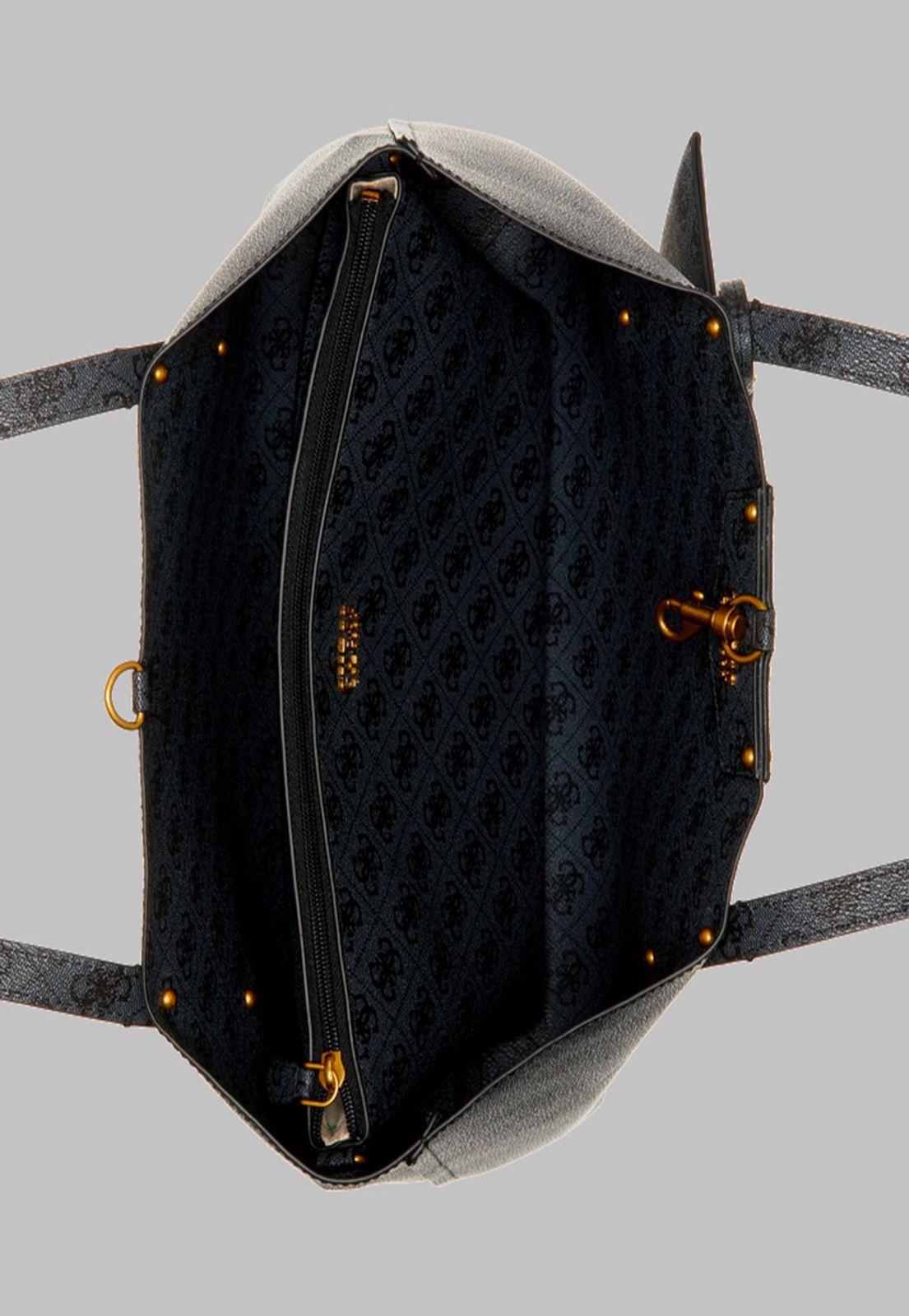 Cartera Guess Eco Brenton Tote Clo Carbón-3
