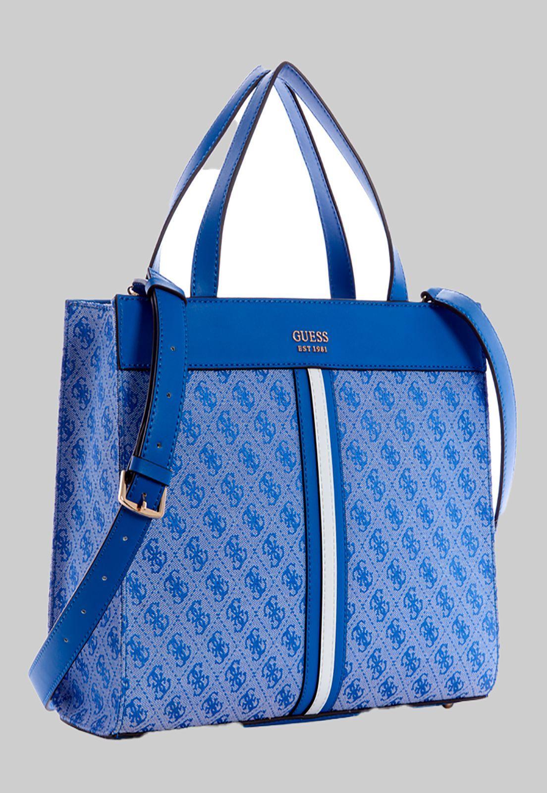Cartera Kasinta Small Tote Blu Azul Guess-1