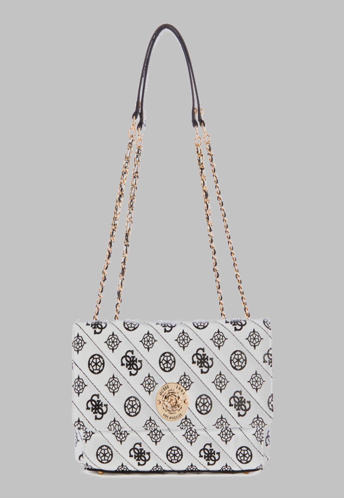 Cartera Guess Always Convertible Xbody Flap Wlo Blanco-0