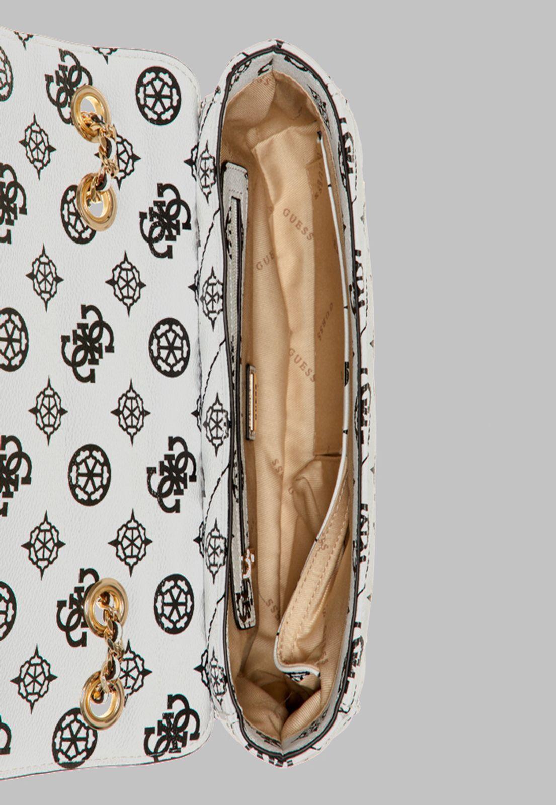 Cartera Guess Always Convertible Xbody Flap Wlo Blanco-3