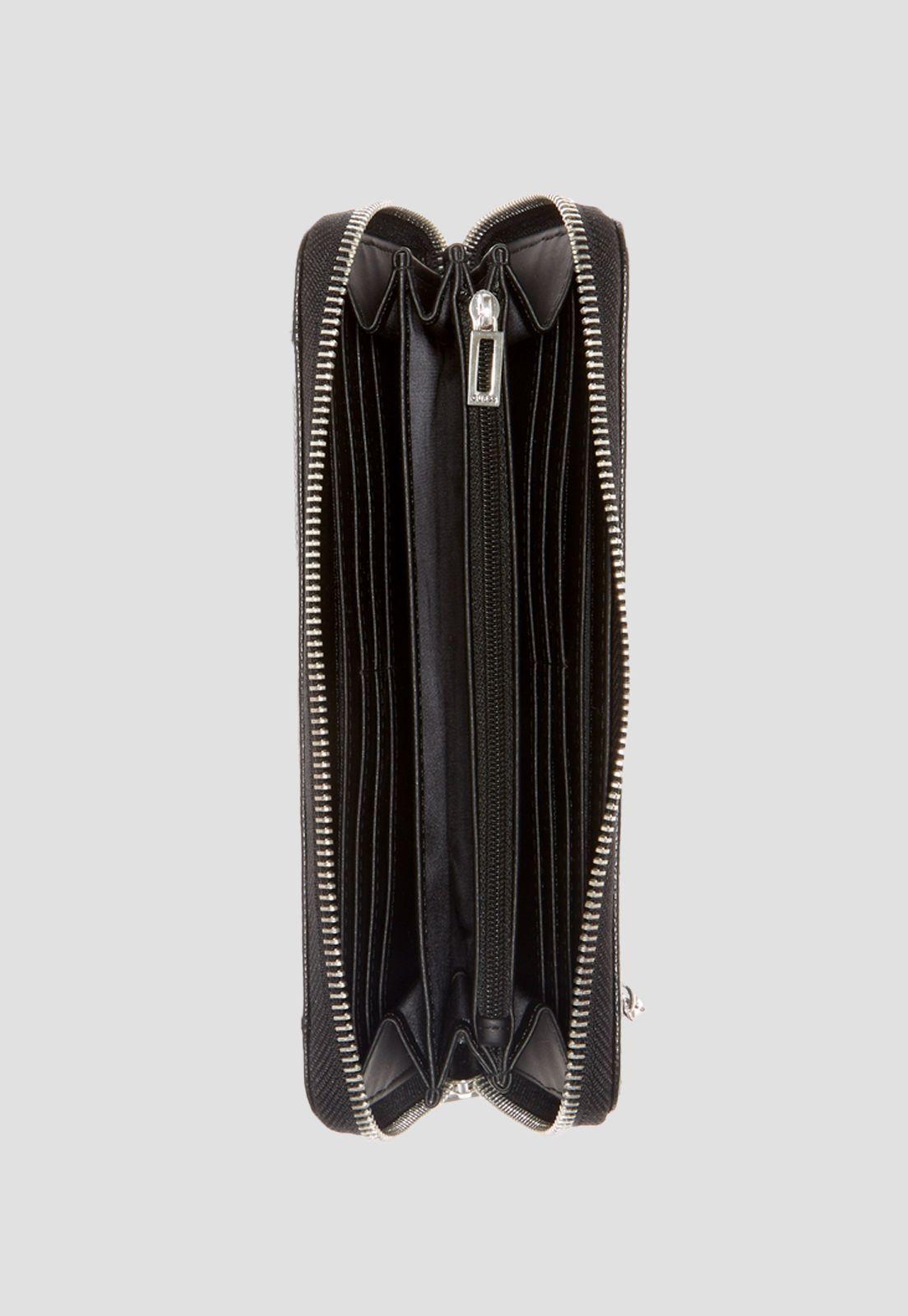 Billetera Kasinta Slg Large Around Carbón Guess-2