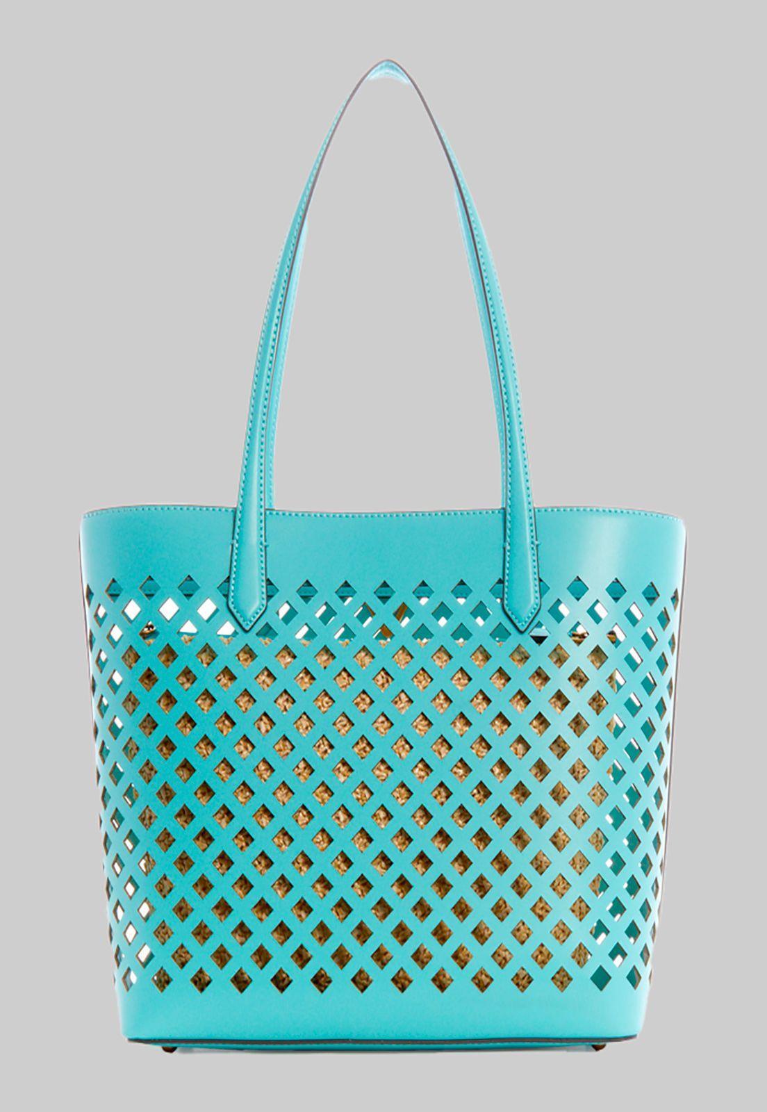 Cartera Aqua Tote Trq Celeste Guess-3