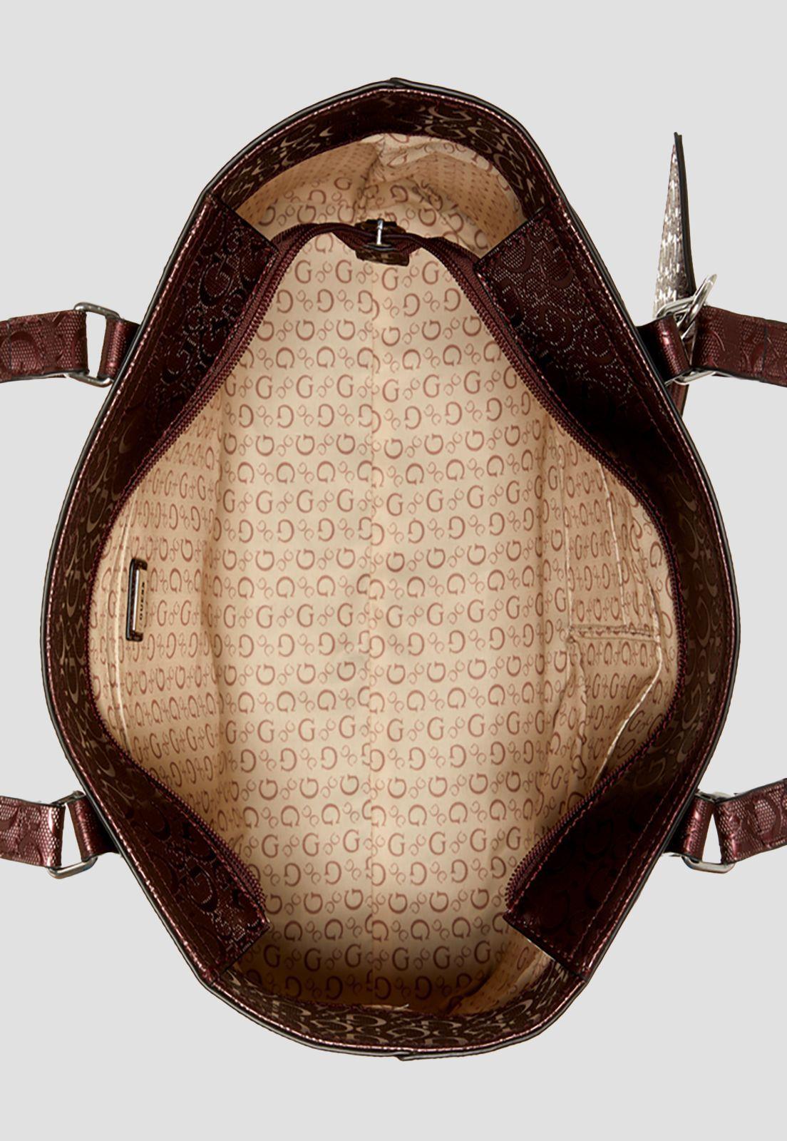 Cartera Homestead Tote Bor Café Guess-3