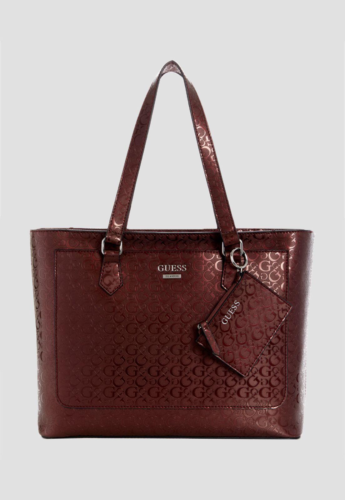 Cartera Homestead Tote Bor Café Guess-0