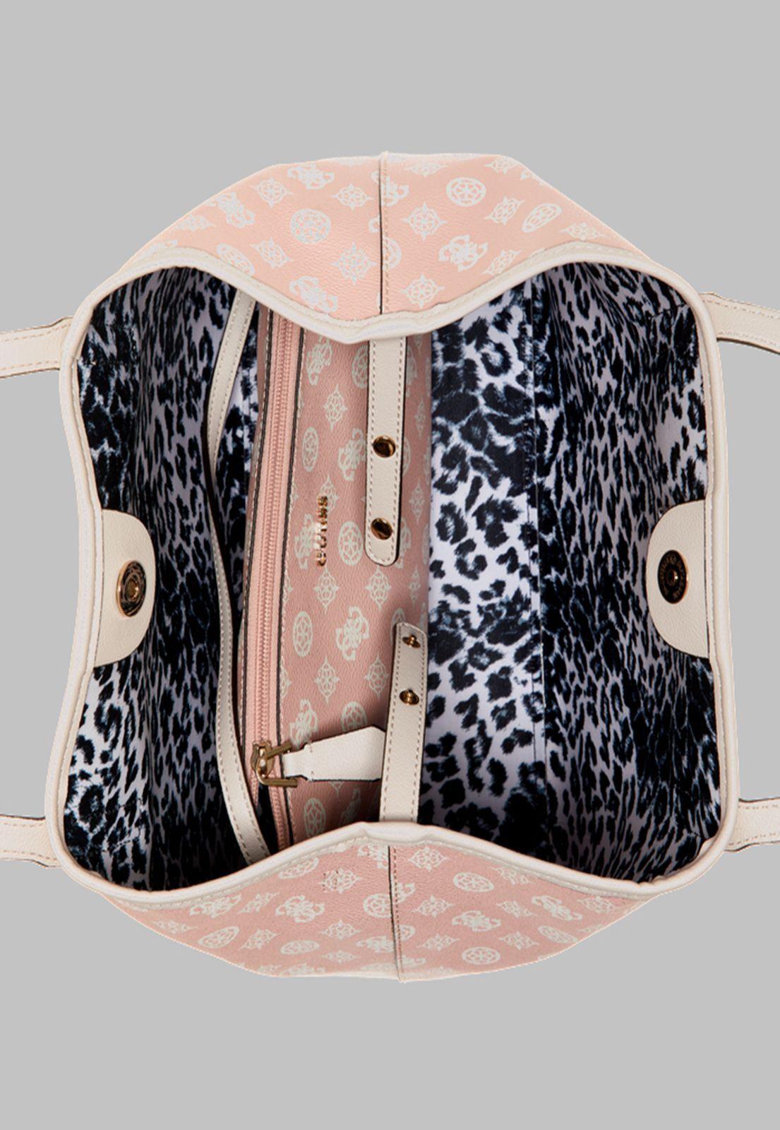 Cartera Guess Vikky Tote Pgi Rosado-2