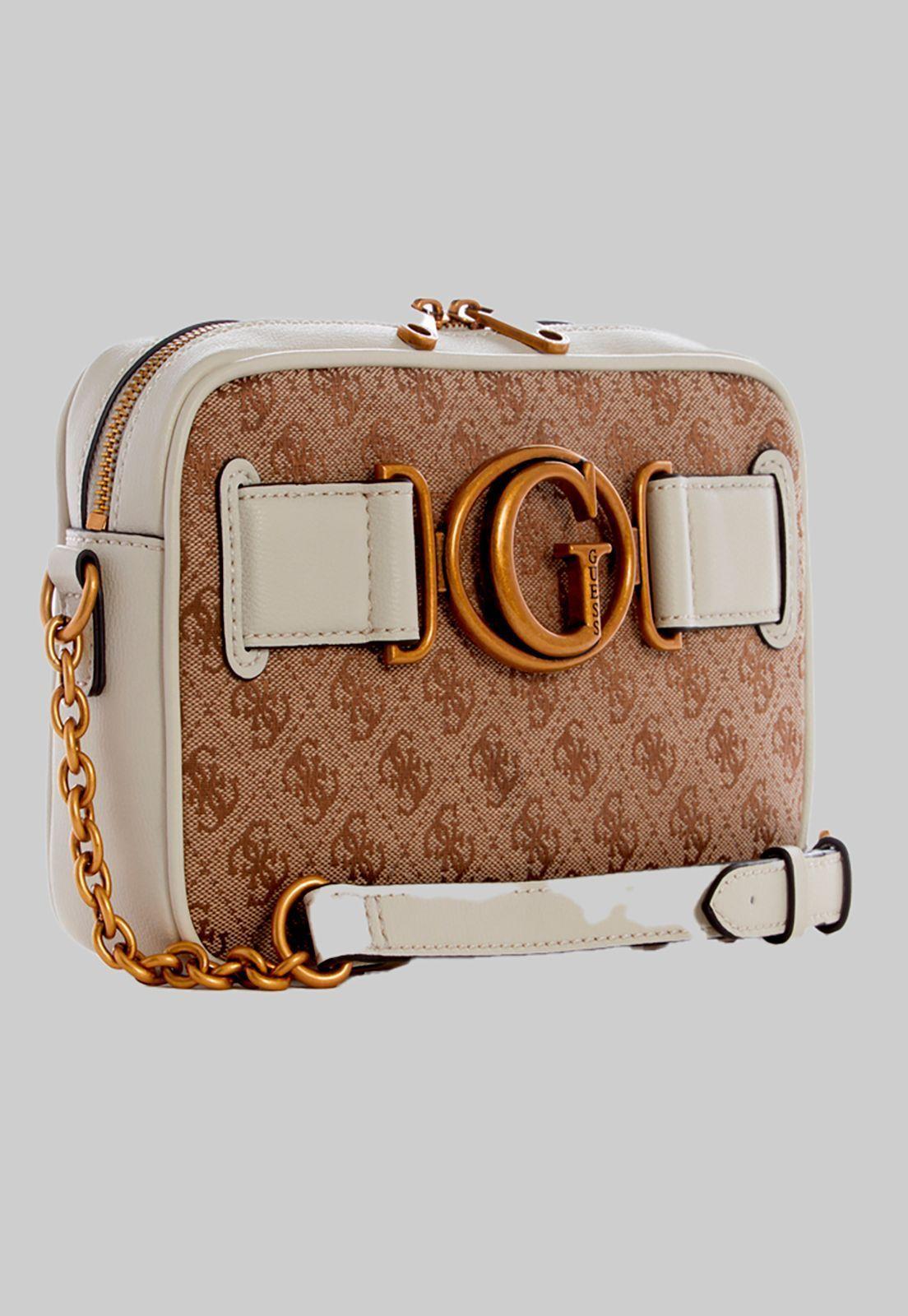 Cartera Aviana Camera Bag Lts Crema Guess-2