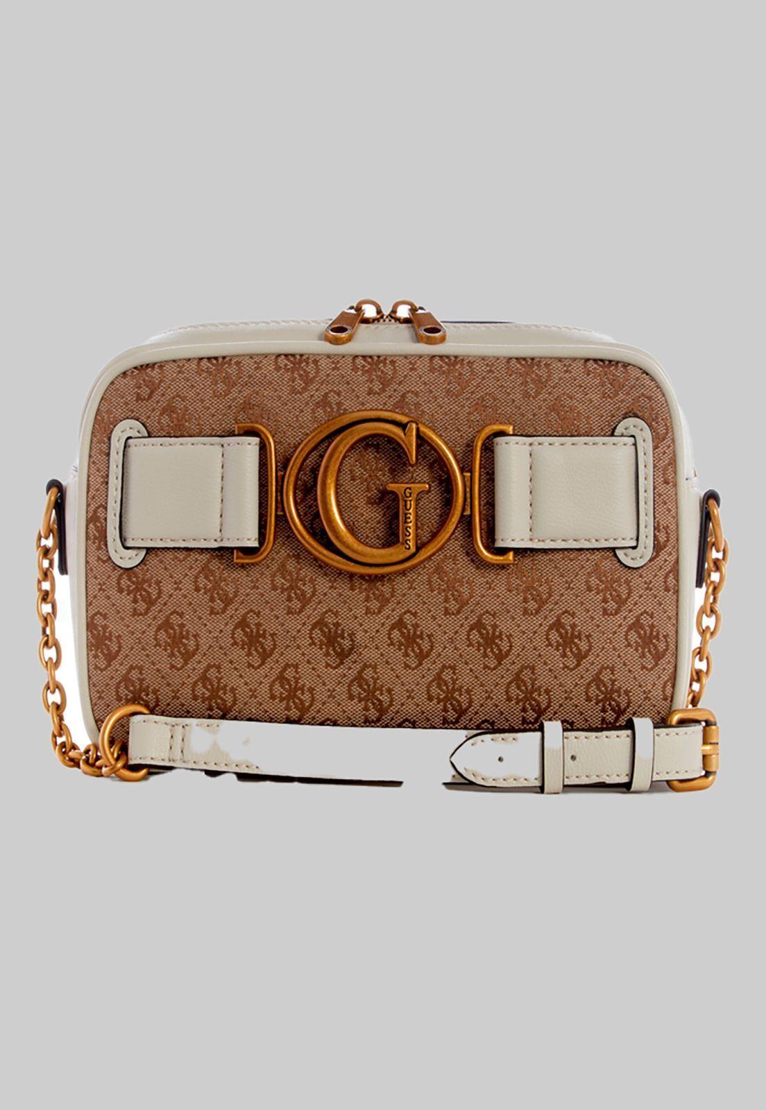 Cartera Aviana Camera Bag Lts Crema Guess-0