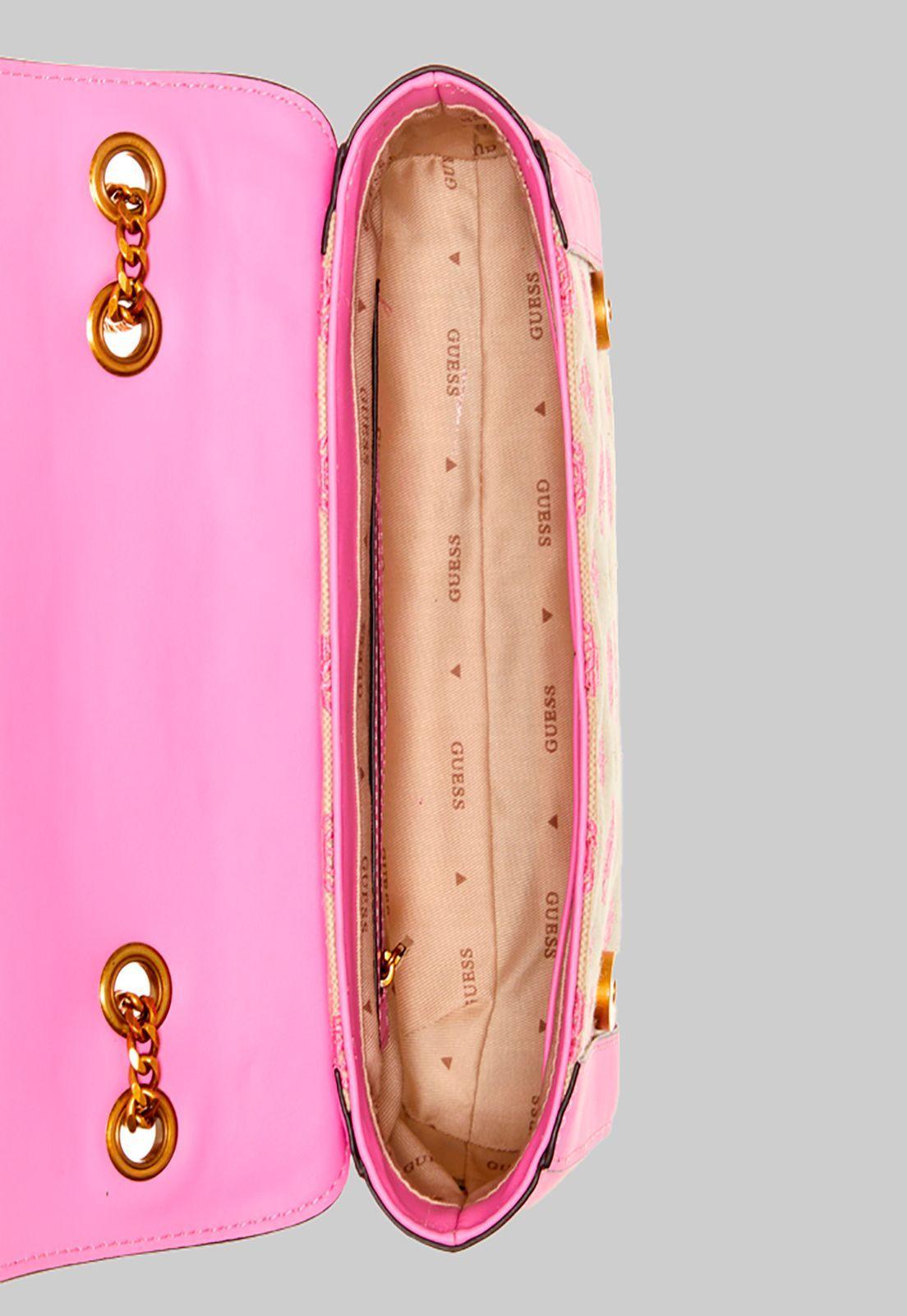 Cartera Always Convertible Xbody Pin Rosado Guess-3