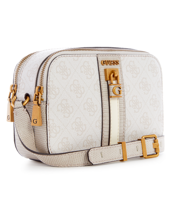 Cartera Guess Ginevra Logo Camera Bag Stl Crema-1