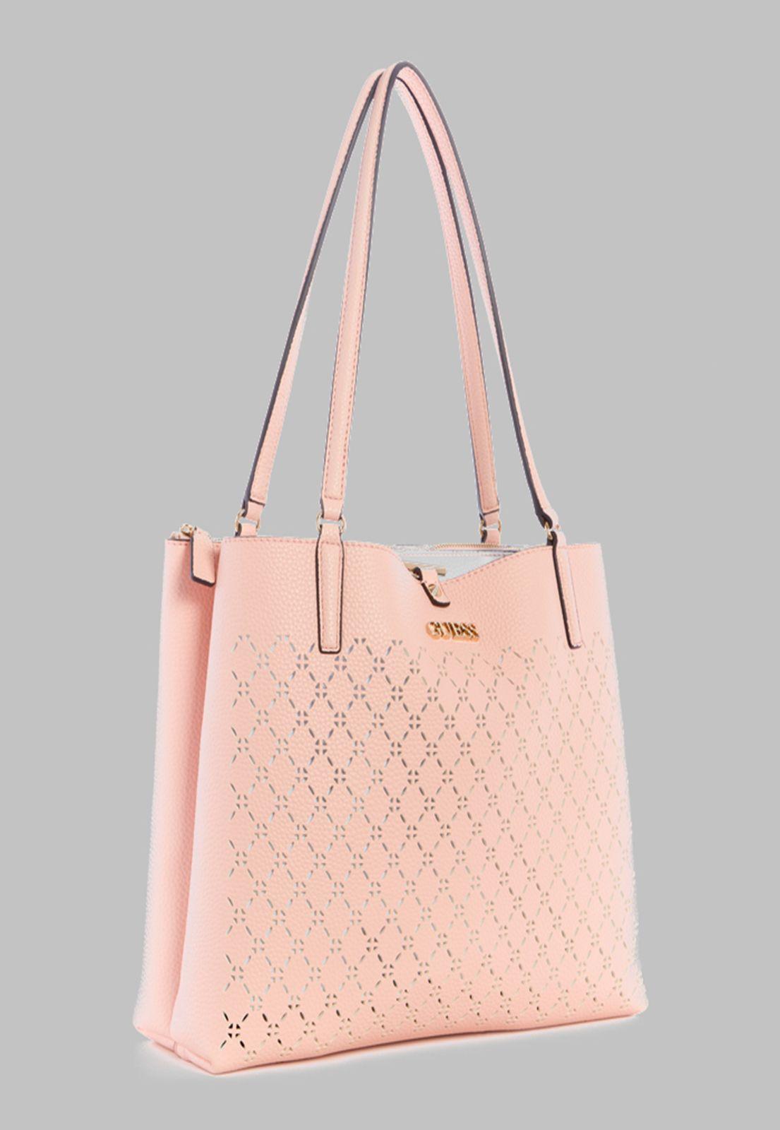 Cartera Guess Amara Society Carryall Pch Coral-1