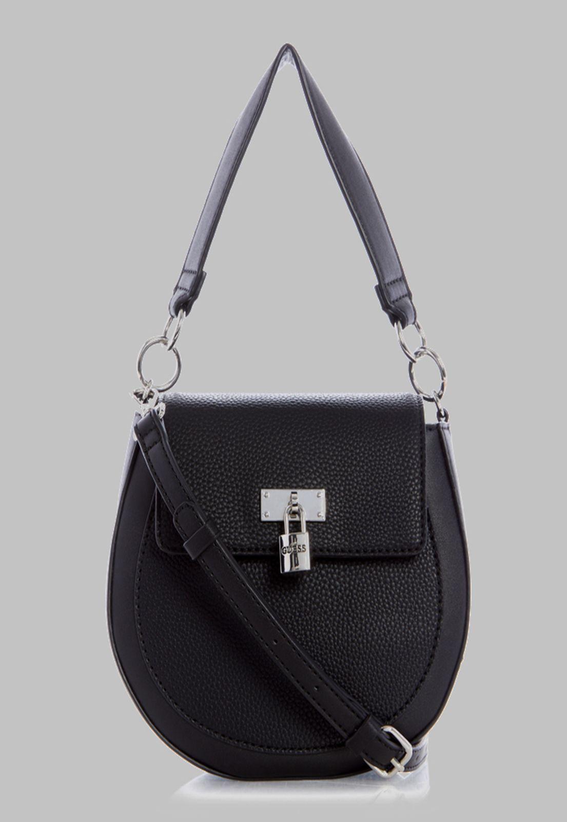 Cartera G Factory Elkhart Crossbody Flap Bla Negro-0