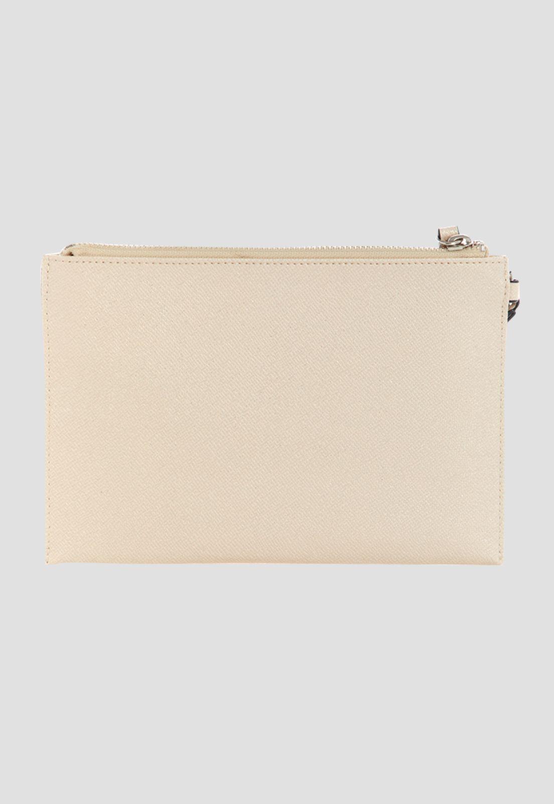 Billetera Tempe Slg Wristlet Sto Crema Guess-1