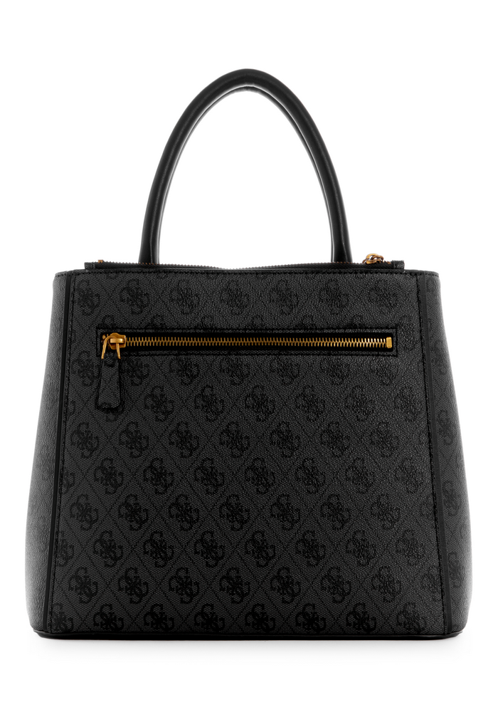 Cartera Izzy Status Satchel Clo Carbón Guess-2