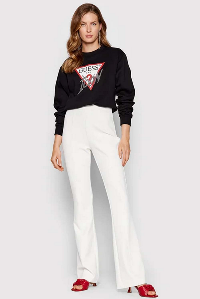 Polerón Guess Cn Icon Sweatshirt Jblk Negro-0