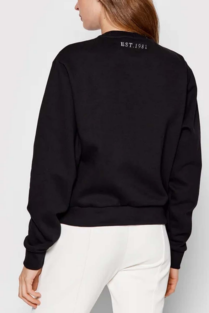 Polerón Guess Cn Icon Sweatshirt Jblk Negro-2