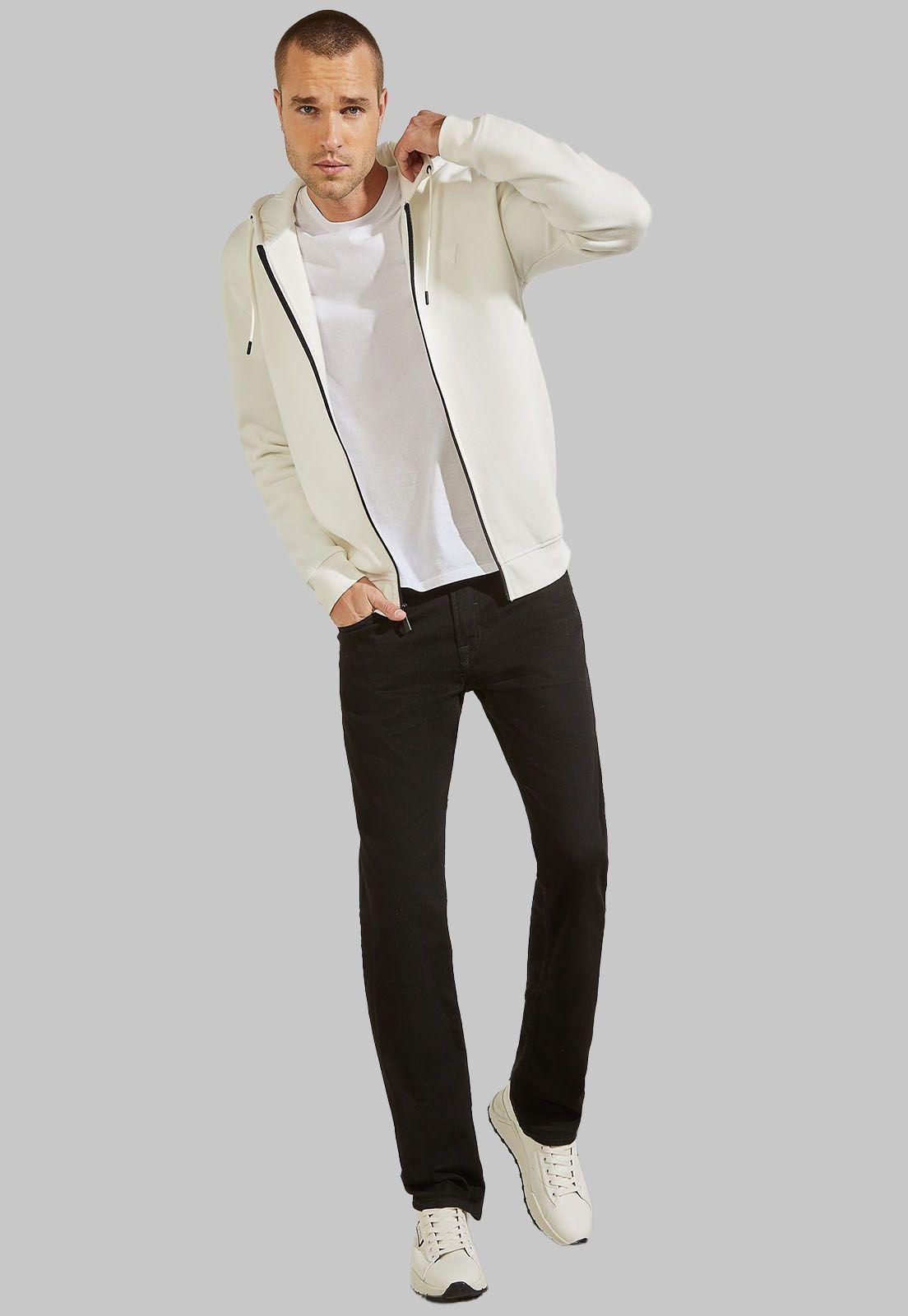 Poleron Aldwin Zip Hooded Sweatshirt Guess-1