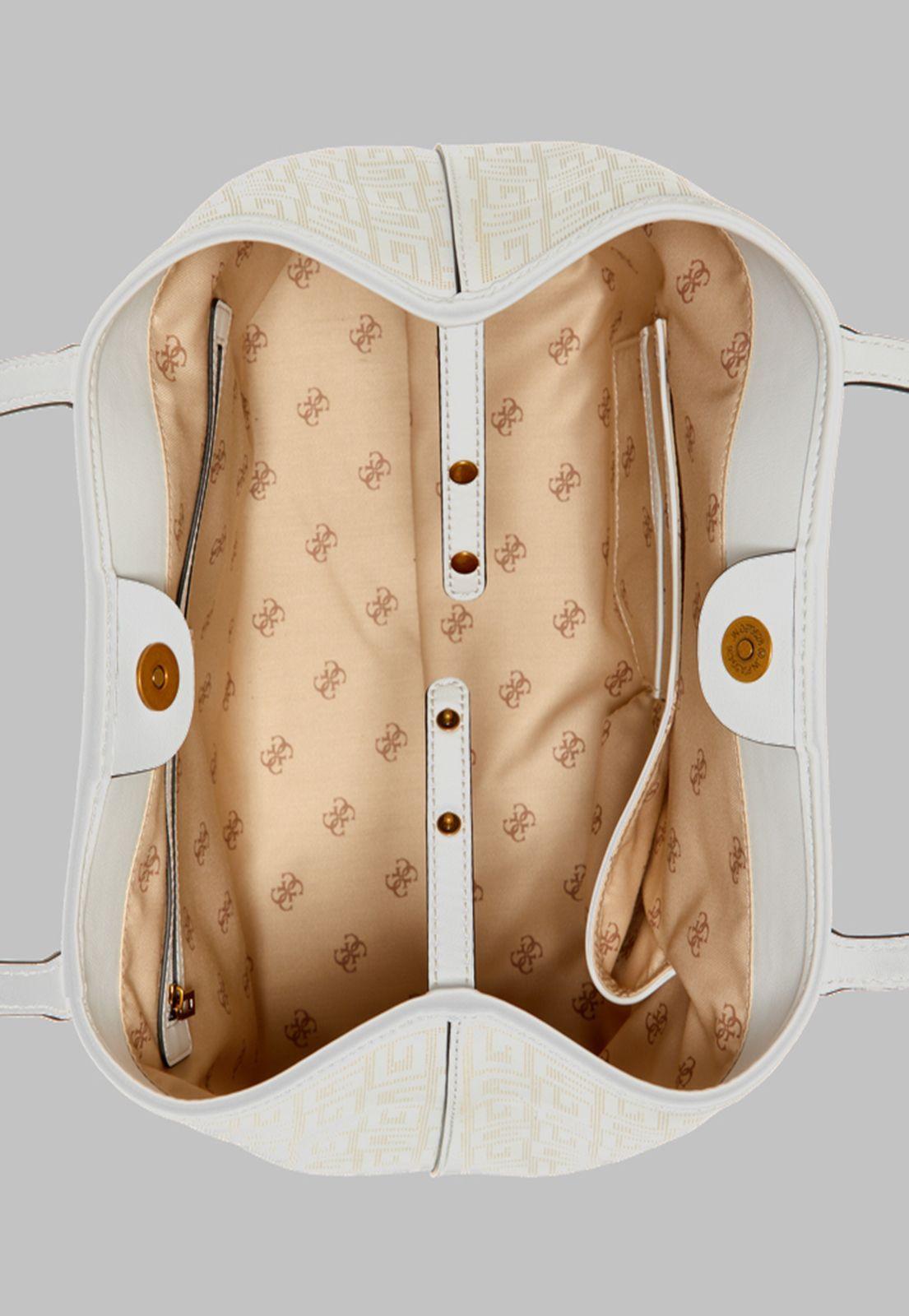 Cartera Guess Vikky Tote Whi Blanco-3