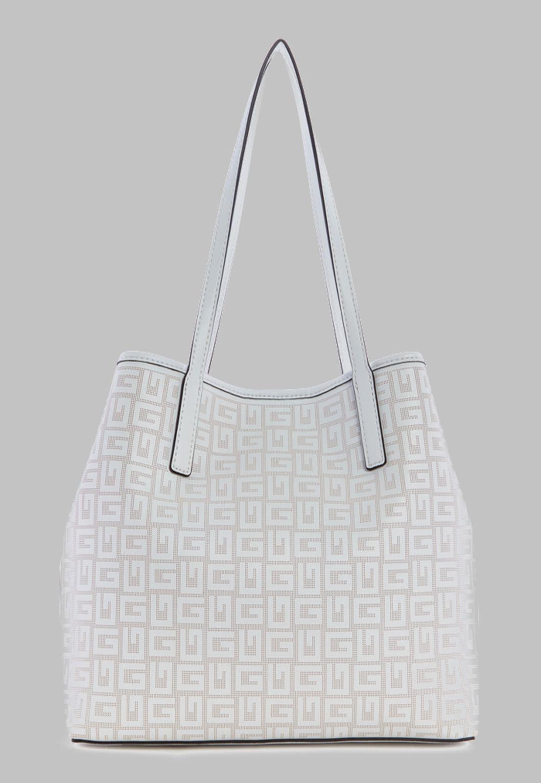 Cartera Guess Vikky Tote Whi Blanco-2
