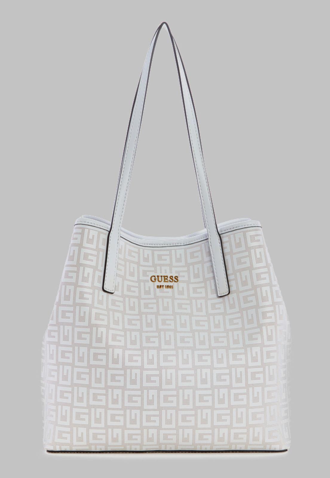 Cartera Guess Vikky Tote Whi Blanco-0