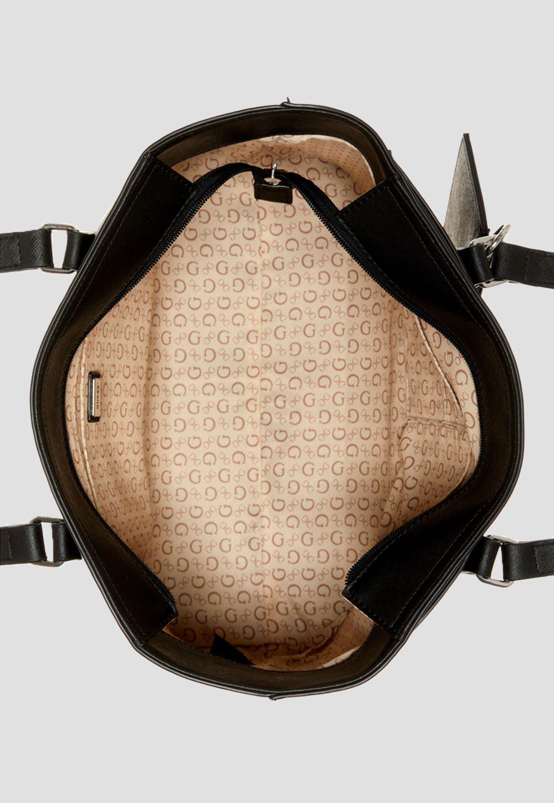 Cartera Homestead Tote Bla Negro Guess-3