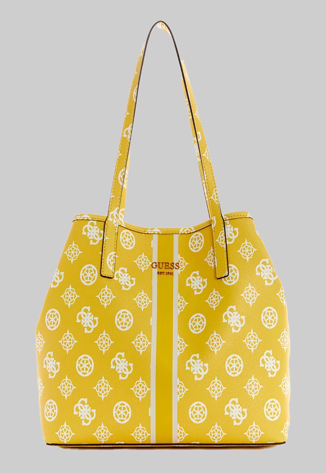 Cartera Vikky Tote Ctl Amarillo Guess-0