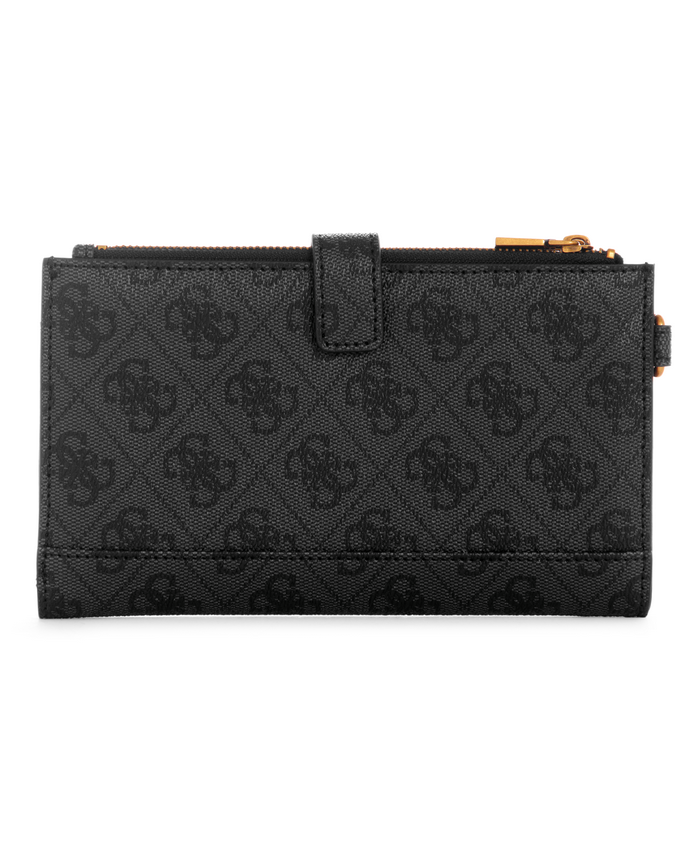 Billetera Guess Nell Logo Slg Dbl Zip Orgnzr Clo Carbon-1