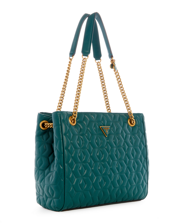Cartera Guess Elenia Girlfriend Carryall For Verde-1