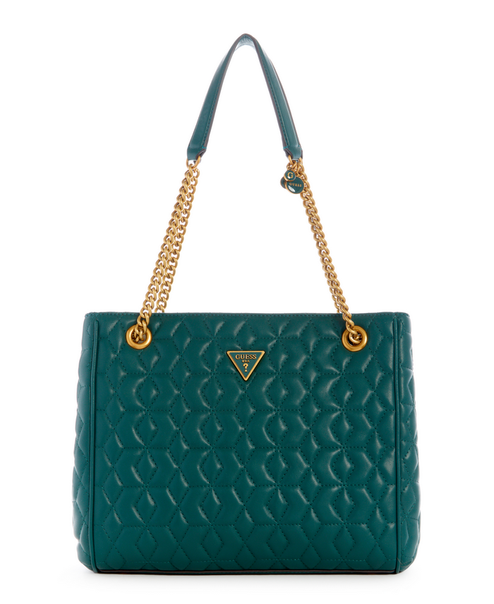 Cartera Guess Elenia Girlfriend Carryall For Verde-0